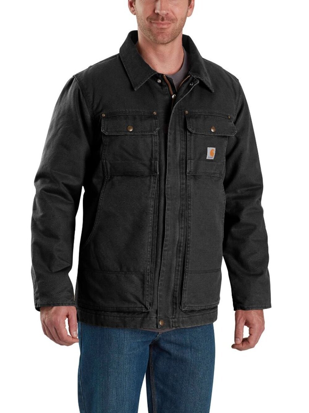 Carhartt Full Swing® Relaxed Fit Washed Duck Insulated Traditional Coat X-Large